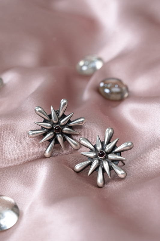 Star Flower Ear Rings (floral studs)